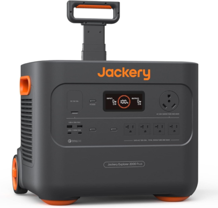 Jackery Solar Generator 4000 Kit (Explorer 2000 Plus + 1X PackPlus E2000 Plus Expandable Battery + 2X200W Solar Panel)