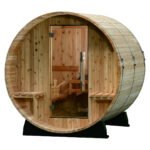 Almost Heaven Audra 2-4 Person Canopy Barrel Sauna