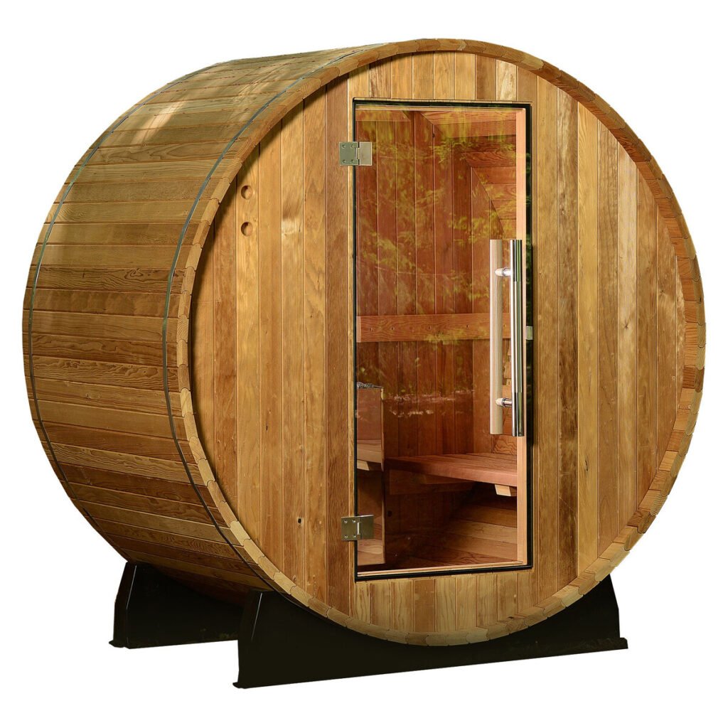 Almost Heaven Salem 2 Person Barrel Sauna Kit