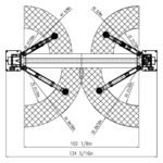 APlusLift HW-10KBP-A 10,000 lb. 2-Post Floor Plate Car Lift