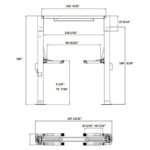 APlusLift HW-12HD 12,000 lb. 2-Post Overhead Car Lift