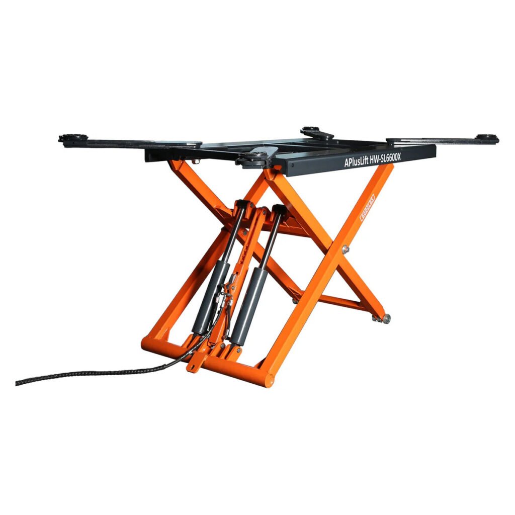 APlusLift HW-SL6600X 6,600 lb. Portable Mid-Rise Scissor Lift