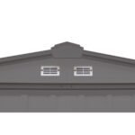 Arrow Ezee 6 ft. x 5 ft. Metal Vertical Peak Storage Shed without Floor Kit