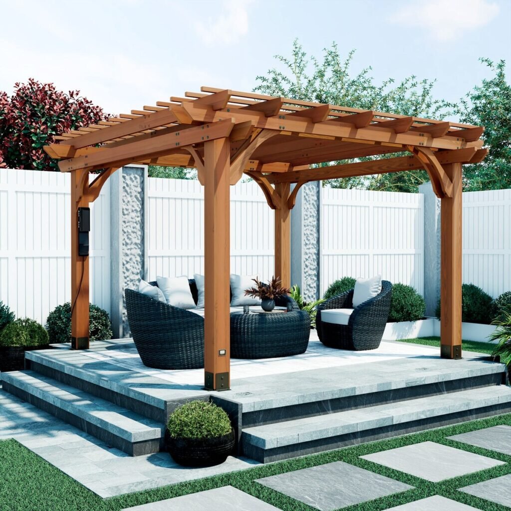 Backyard Discovery Beaumont 12x12 Cedar Pergola