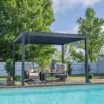 Backyard Discovery Sarasota 12x10 Steel Louvered Pergola