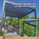 Backyard Discovery Sarasota 12x10 Steel Louvered Pergola