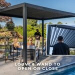 Backyard Discovery Sarasota 14x10 Steel Louvered Pergola