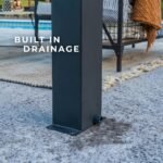 Backyard Discovery Sarasota 14x10 Steel Louvered Pergola
