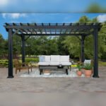 Backyard Discovery Stratford 14x12 Steel Pergola - Black