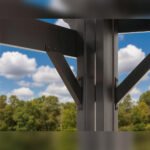 Backyard Discovery Stratford 14x12 Steel Pergola - Black