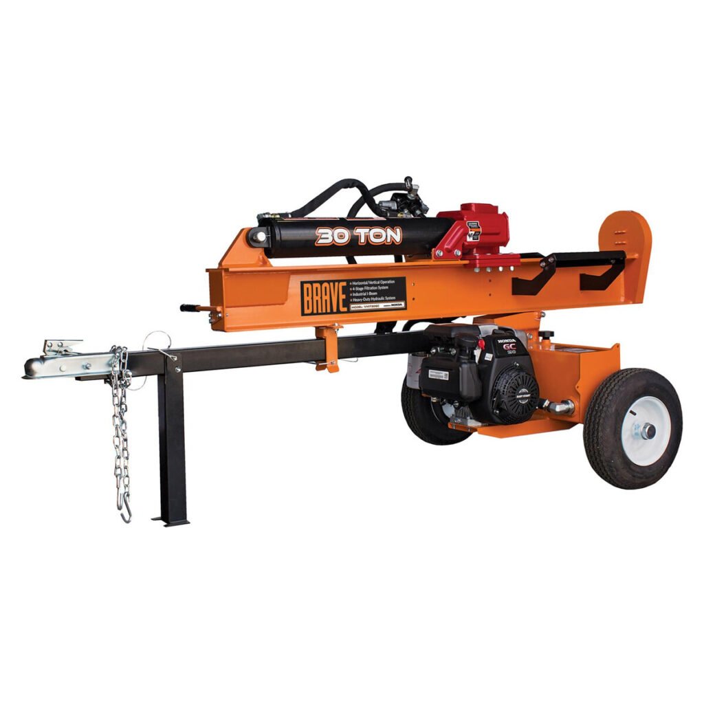 Brave 30-Ton Gas Log Splitter (189cc)