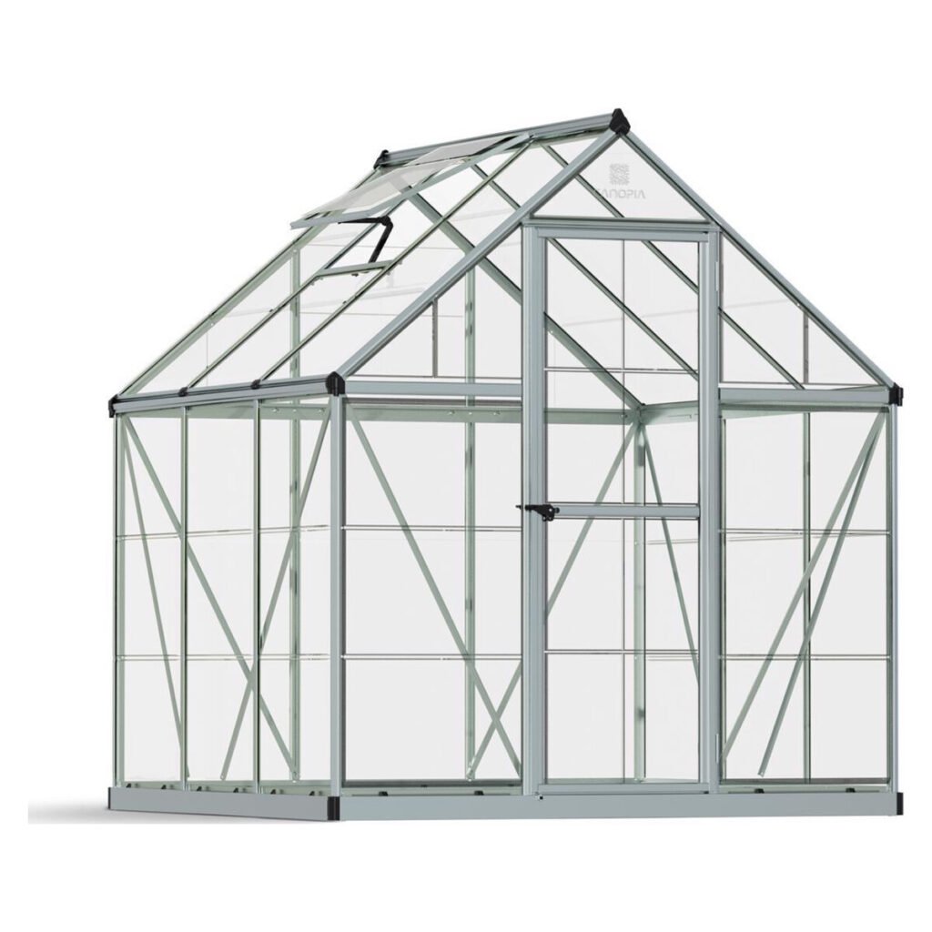 Canopia by Palram Harmony 6 ft. x 6 ft. Walk-In Greenhouse - Silver