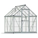 Canopia by Palram Harmony 6 ft. x 6 ft. Walk-In Greenhouse - Silver