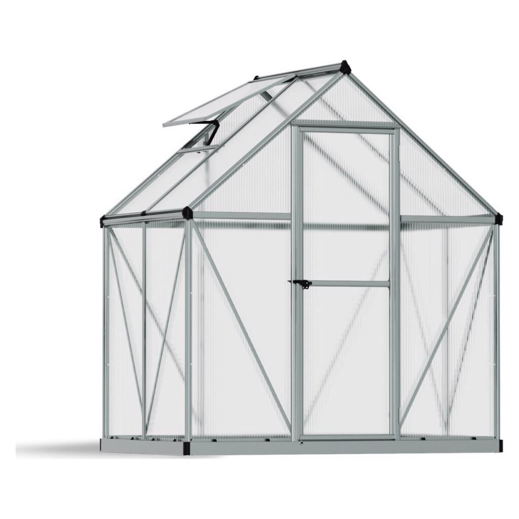 Canopia by Palram Mythos 6 ft. x 4 ft. Walk-In Greenhouse - Silver
