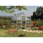 Canopia by Palram Mythos 6 ft. x 4 ft. Walk-In Greenhouse - Silver