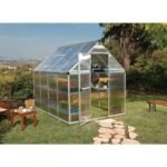 Canopia by Palram Mythos 6 ft. x 8 ft. Walk-In Greenhouse - Silver