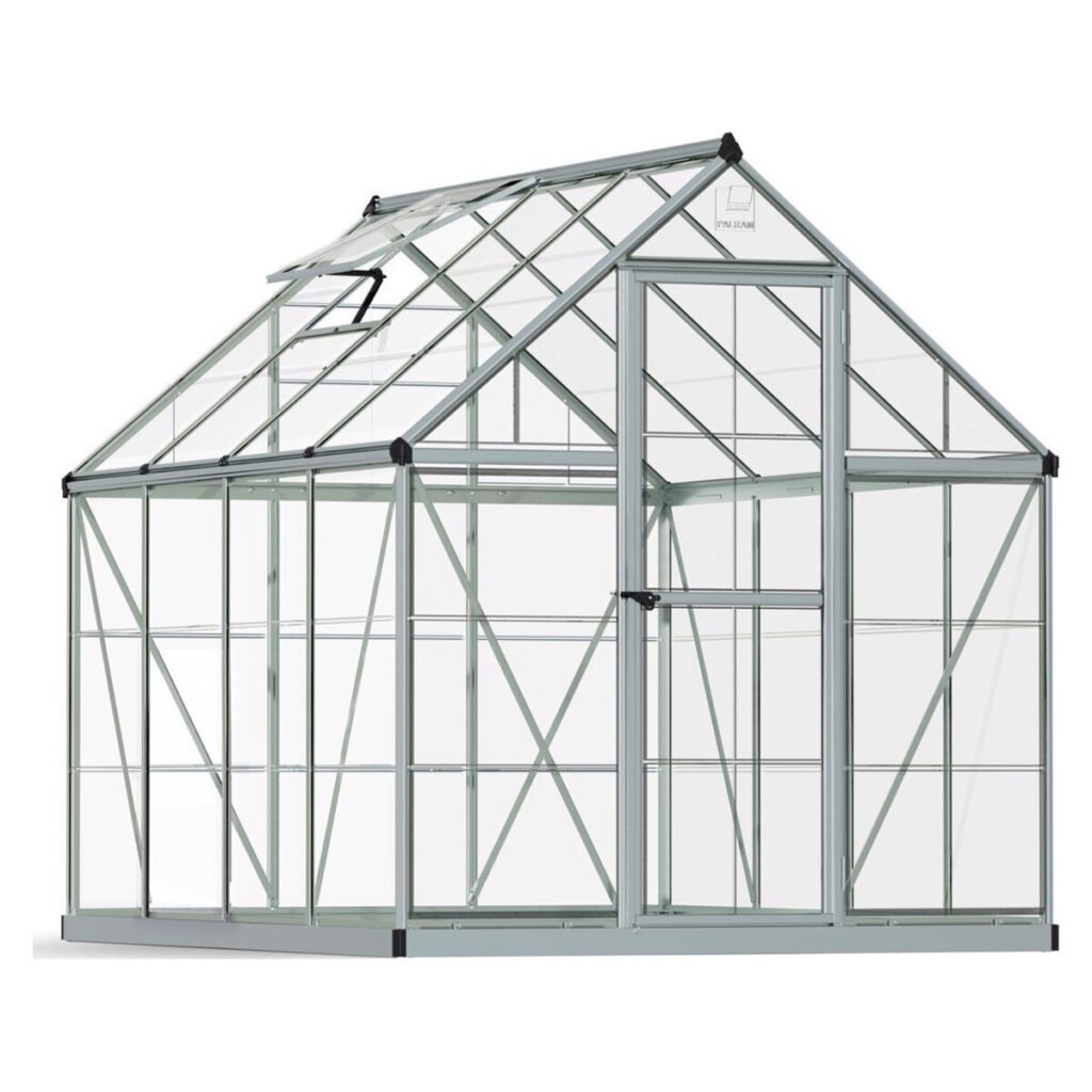 Canopia by Palram Harmony 6 ft. x 8 ft. Walk-In Greenhouse - Silver