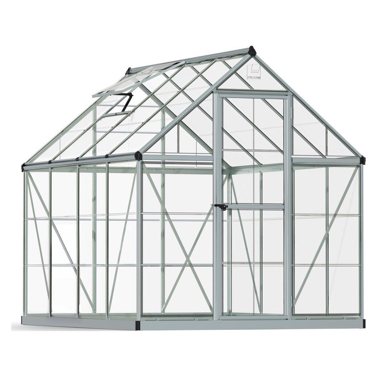 Canopia by Palram Harmony 6 ft. x 8 ft. Walk-In Greenhouse - Silver