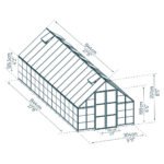 Canopia by Palram Balance 10 ft. x 28 ft. Walk-In Greenhouse - Silver