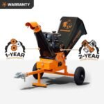 DK2 6.25" 15 HP Gas Wood Chipper Shredder (420cc)