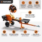 DK2 40-Ton Gas Log Splitter (212cc)