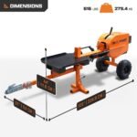 DK2 40-Ton Gas Log Splitter (212cc)
