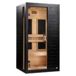 Dynamic Veneto 1-2 Person Low EMF Far Infrared Sauna - Black