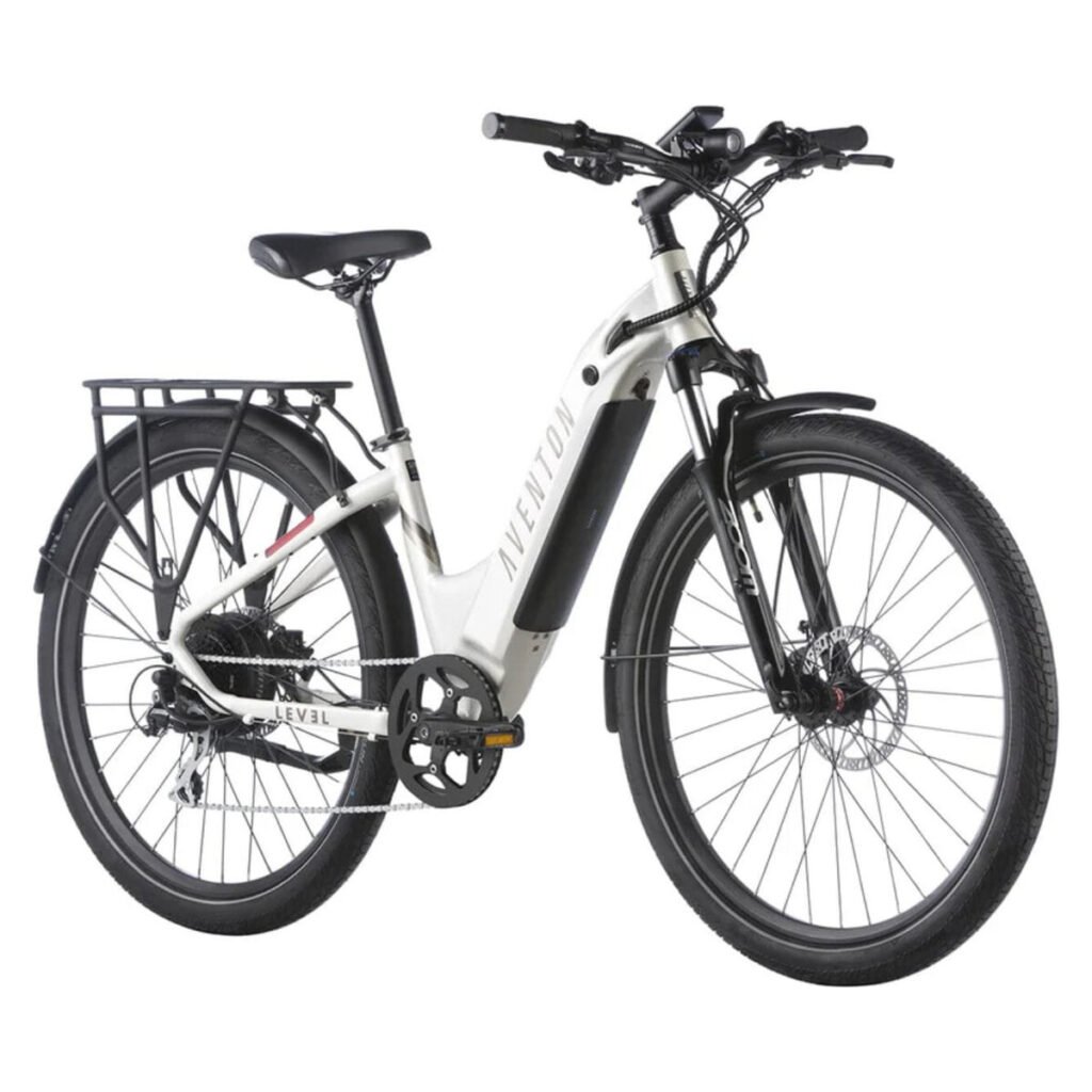 Aventon – Level.2 Commuter Step-Through EBike W/ up to 60 Miles Max Operating Range and 28 MPH Max Speed – Medium/Large