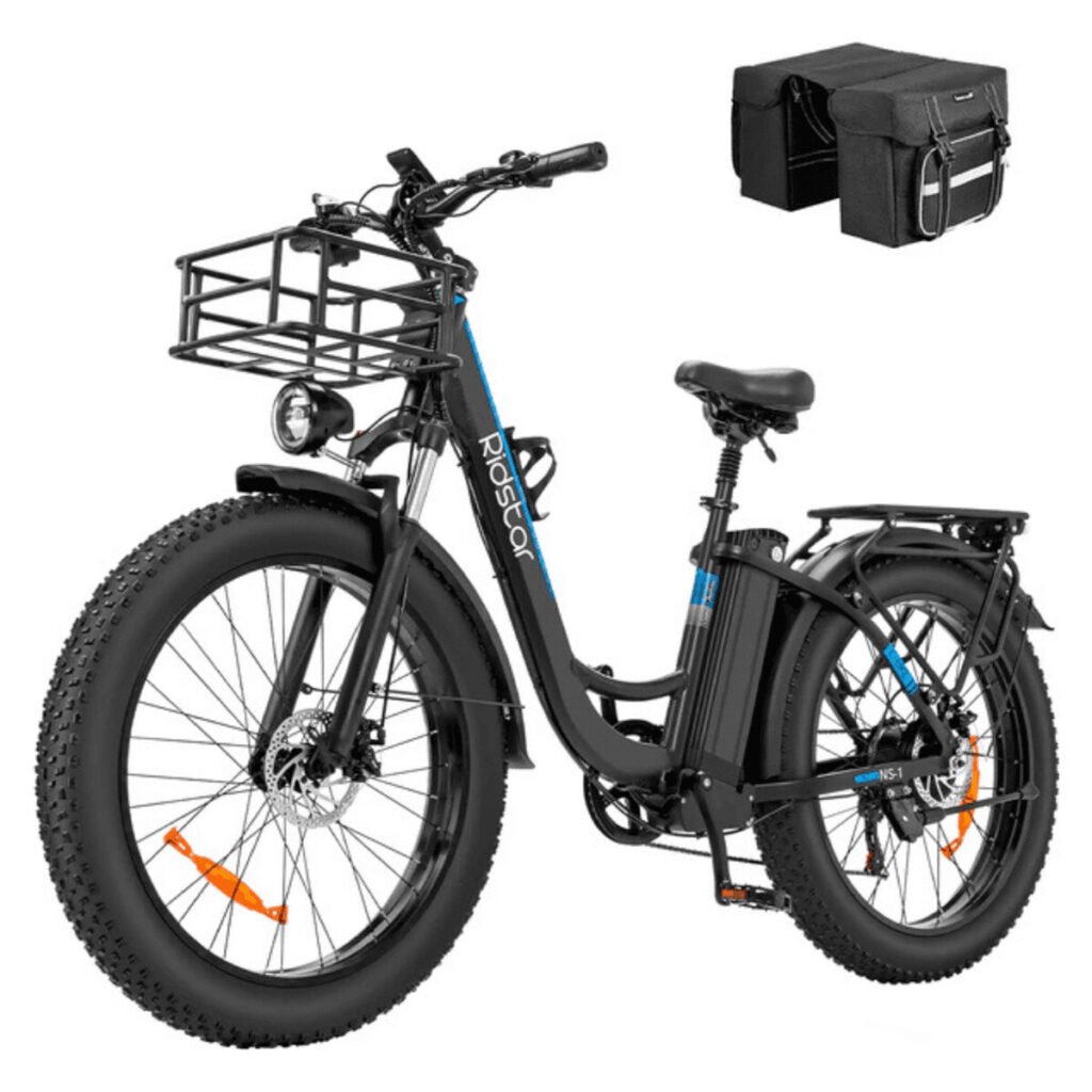Ridstar MN26 1500W Unfoldable Fat Tire Mountain Ebike