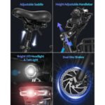 Ridstar MN26 1500W Unfoldable Fat Tire Mountain Ebike
