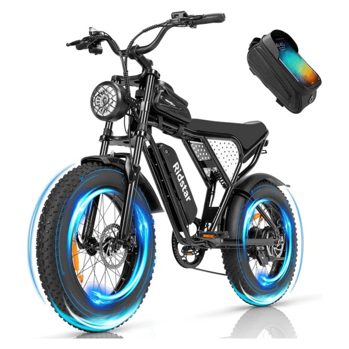 Ridstar Q20 1000W 48V 15AH Fat Tire Electric Bicycle Ridstar Q20 1000W 48V 15AH Fat Tire Electric Bicycle