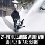 EGO Power+ Peak Power 24 in. Two-Stage 56V Battery Snow Blower Kit with (2) 10Ah Batteries & Charger