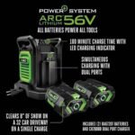 EGO Power+ Peak Power 28 in. Two-Stage 56V Battery Snow Blower Kit with (2) 12Ah Batteries & Charger