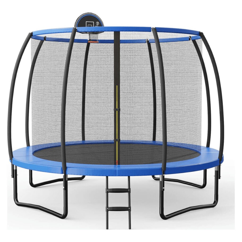 Giantex 8FT / 10FT / 12FT Trampoline with Enclosure & Ladder - ASTM Approved