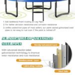 Giantex 8FT / 10FT / 12FT Trampoline with Enclosure & Ladder - ASTM Approved