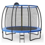 Giantex 8FT / 10FT / 12FT Trampoline with Enclosure & Ladder - ASTM Approved
