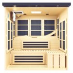 Golden Designs 6 Person Near Zero EMF Far Infrared Sauna - Black Edition