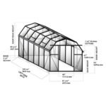 Grandio Elite 8x12 Greenhouse Kit