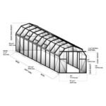Grandio Elite 8x20 Greenhouse Kit