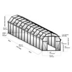 Grandio Elite 8x24 Greenhouse Kit