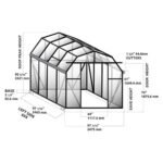 Grandio Elite 8x8 Greenhouse Kit