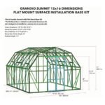 Grandio Summit 12x16 Greenhouse Kit