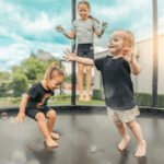 JumpFlex ALLSTAR 10' Trampoline with Safety Net & Ladder