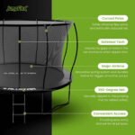 JumpFlex ALLSTAR 10' Trampoline with Safety Net & Ladder