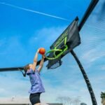 JumpFlex HERO 15' Backyard Trampoline with Safety Net & Ladder