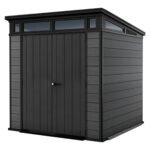Keter Cortina 11x7 Resin Storage Shed - Graphite