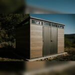 Keter Signature 11x7 Resin Storage Shed - Walnut Brown