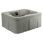 Lifesmart 4-Person 13-Jet Plug & Play Hot Tub with Thermal Cover - Taupe