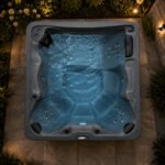 Lifesmart 4-Person 13-Jet Plug & Play Hot Tub with Thermal Cover - Taupe