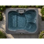 Lifesmart 4-Person 13-Jet Plug & Play Hot Tub with Thermal Cover - Taupe